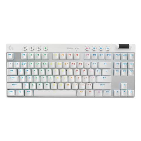 Logitech G PRO X TKL LIGHTSPEED Gaming Keyboard (White)