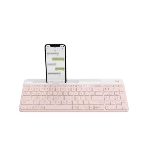 Logitech K580 Slim Multi-Device Wireless Keyboard (Rose)