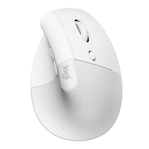 Logitech Lift Vertical Ergonomic Mouse for Mac - Pale Grey