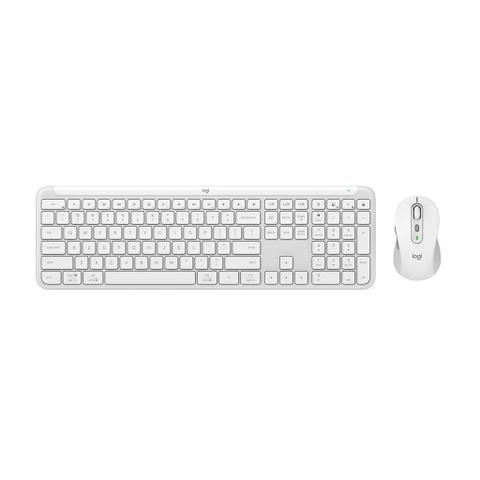 Logitech MK950 Signature Slim Wireless Keyboard and Mouse Combo (Off White)