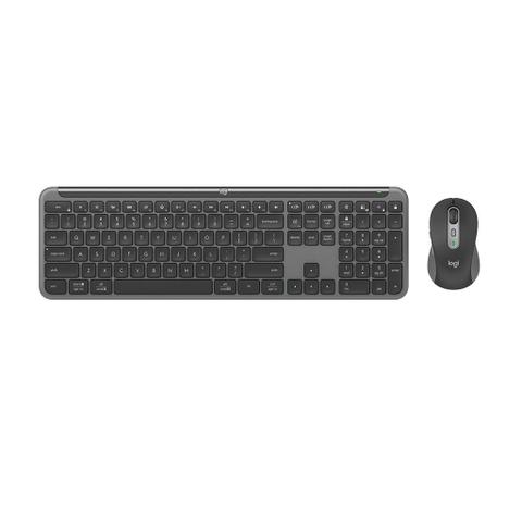 Logitech MK950 Signature Slim Wireless Keyboard and Mouse Combo (Graphite)