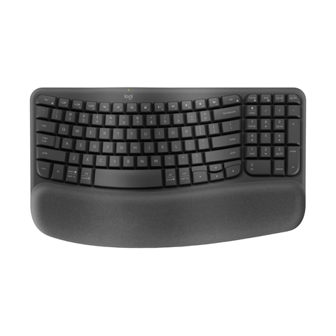 Logitech Wave Keys for Business Ergonomic Keyboard - Graphite
