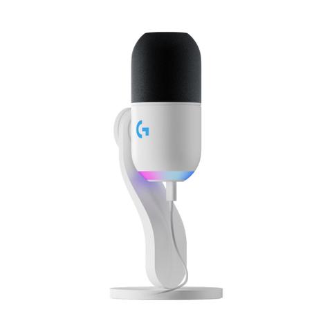 Logitech Yeti GX Dynamic RGB Desktop Gaming Microphone (White)