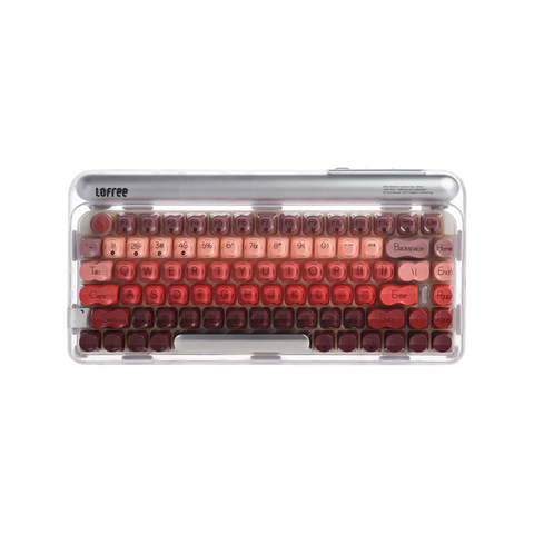 Lofree DOT Lipstick Tri Mode Hot-Swappable Wireless Keyboard (Silver)