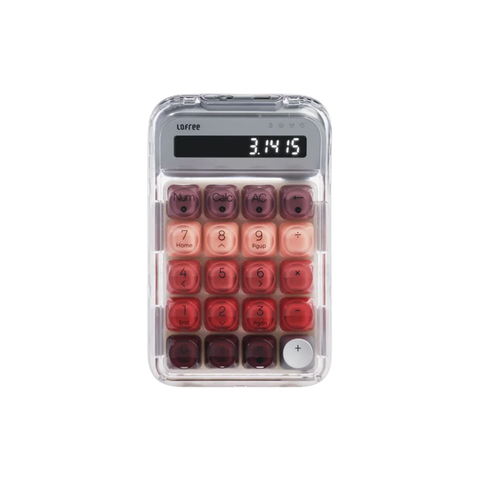 Lofree Lipstick Wireless Number Pad and Calculator (Silver)