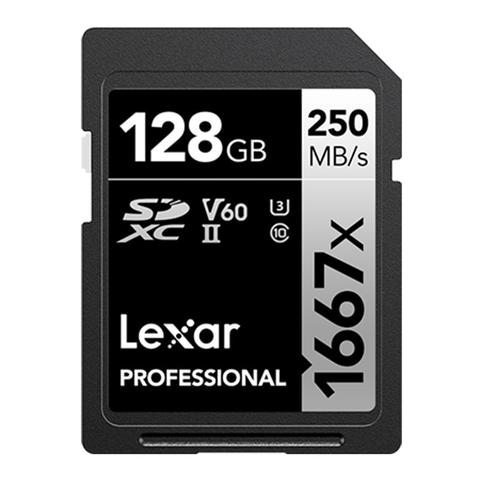 Lexar Professional 1667x SDXC UHS-II SD Card - 128GB
