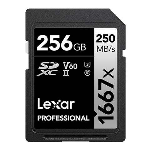 Lexar Professional 1667x SDXC UHS-II SD Card - 256GB