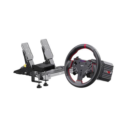 PXN VD6 Direct Drive Racing Simulator Bundle w/ W AS Wheel + PD HM Pedals + Z8 Clamp