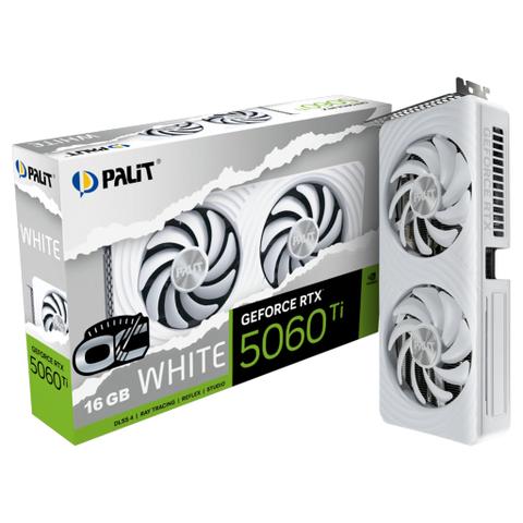 Palit GeForce RTX 5060 Ti White OC 16GB Video Card