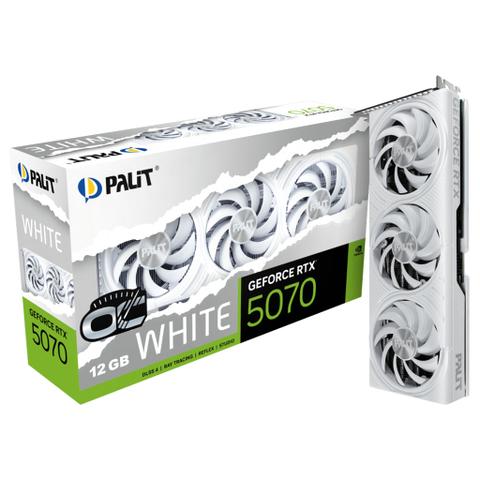 Palit GeForce RTX 5070 WHITE OC 12GB GDDR7 Video Card