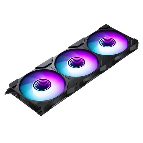 Phanteks M25 G2 DRGB 120mm Reverse PWM Black Fan - 3 Pack