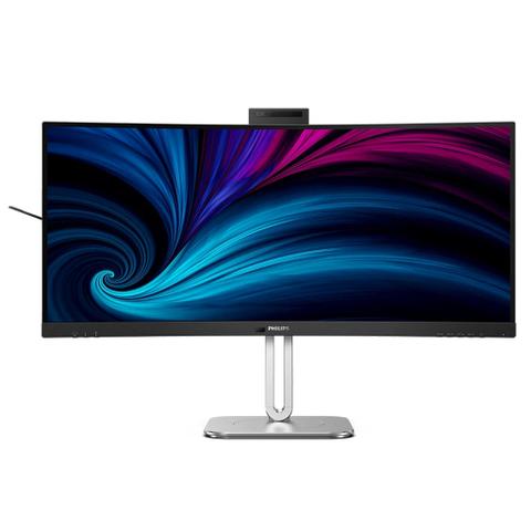Philips Office Pro 34" QHD USB-C Docking 5MP Webcam Thunderbolt 4 Curved Monitor