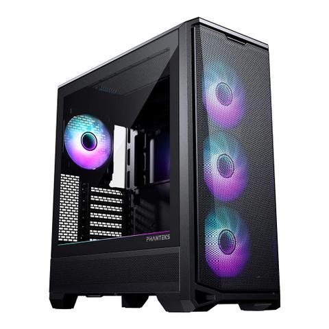 Phanteks Eclipse G400A D-RGB Tempered Glass E-ATX Case - Black