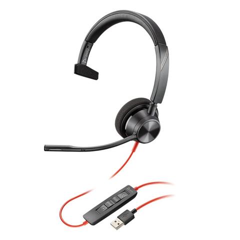 HP Poly Blackwire 3310 MS Mono USB Business Headset