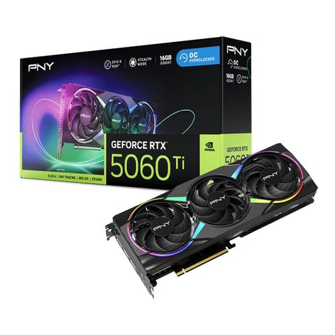 PNY GeForce RTX 5060 Ti EPIC-X RGB Triple Fan OC 16GB Video Card
