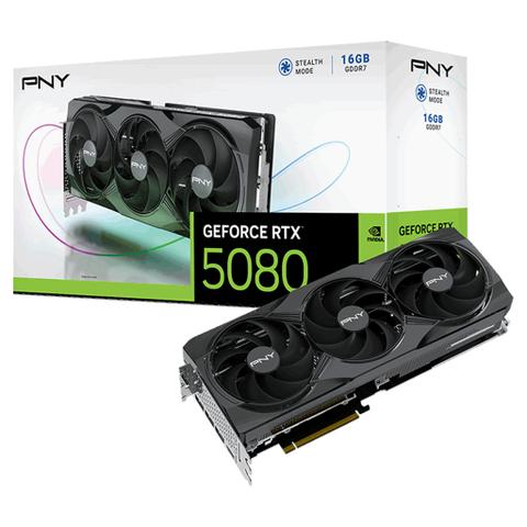 PNY GeForce RTX 5080 Triple Fan 16GB Video Card
