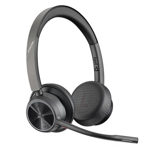HP Poly Voyager 4320 MS Stereo Wireless Headset w/ Boom Mic (USB-A Dongle)