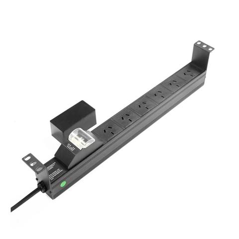 PowerShield 6HMCB Horizontal 10A PDU with 6-Outlet AU Input Plug