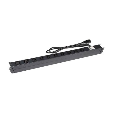 PowerShield 16A10H Horizontal PDU with 10-Outlet IEC C20 Input