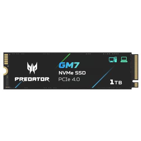 Predator GM7 1TB PCIe 4.0 NVMe M.2 2280 SSD - Up to 7400MB/S Read