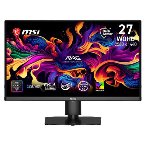 MSI MAG OLED 271QPX32 27" WQHD QD-OLED 320Hz 0.03ms Gaming Monitor