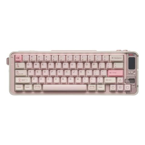 Qwertykeys QK65 MK3 Wireless Mechanical Keyboard (White Peach)
