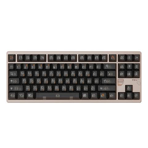 Qwertykeys QK & ATK HEX80 8K HE Wired Magnetic Custom Keyboard (Anodized Sandgold)