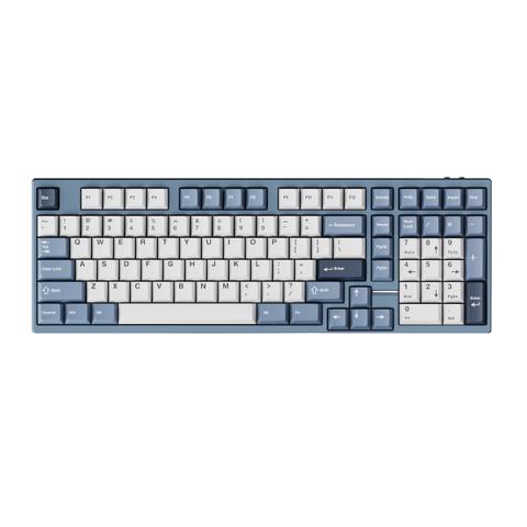 Qwertykeys x Neo Studio Neo98 Prebuilt Wireless Mechanical Keyboard - Anodized Slate Blue