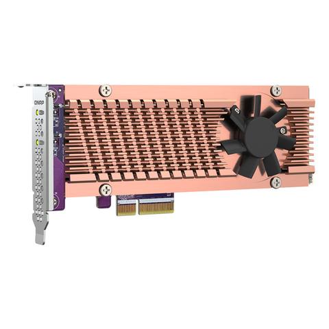 QNAP QM2-2P-344A Dual M.2 22110/2280 PCIe NVMe SSD Expansion Card