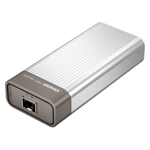 QNAP QNA-UC10G1SF USB 4 Type-C to 10GbE SFP+ Network Adapter