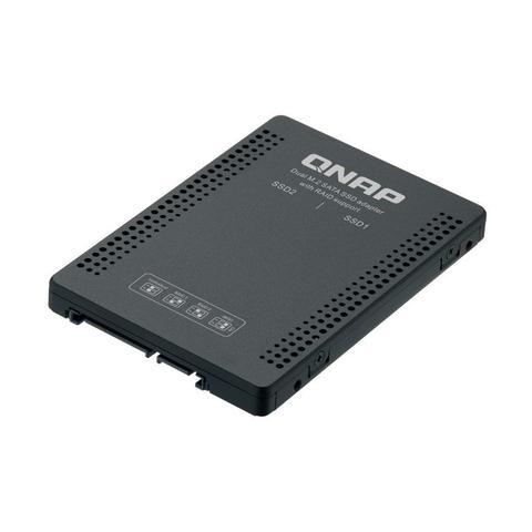 QNAP QDA-A2MAR 2 Slot M.2 SATA to 1 Slot 2.5" SATA Drive Bay