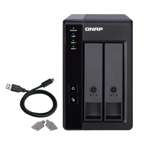 QNAP TR-002 2-Bay Diskless USB-C Direct Attached Storage Expansion Unit