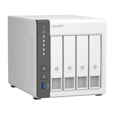 QNAP TS-433-4G 4-Bay Diskless NAS with ARM Cortex-A55 2GHz CPU 4GB RAM