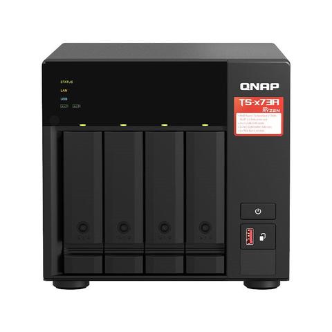 QNAP TS-473A-8G 4-Bay Diskless NAS Ryzen V1500B Quad-Core 2.2GHz 8GB