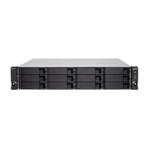 QNAP TS-h1277XU-RP 12-Bay Diskless 2U Rackmount NAS Ryzen 7 3700X 3.4GHz 128GB