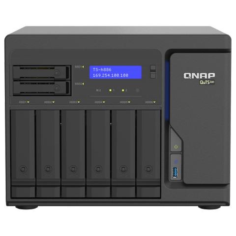 QNAP TS-H886-D1622-16G 8 Bay Diskless NAS Xeon D-1622 CPU 16GB RAM