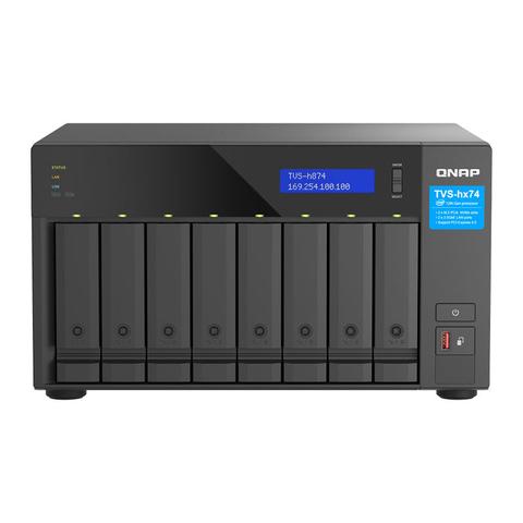 QNAP TVS-h874X-i9-64G 8 Bay Diskless NAS Intel 16-Core CPU 64GB RAM