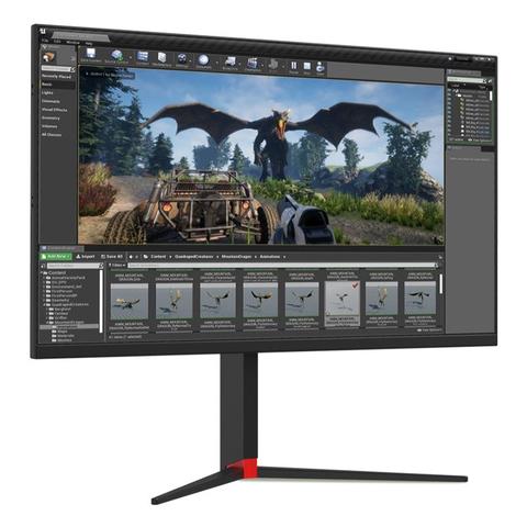 QSM 32" 4K UHD FreeSync Premium Pro Frameless VA Monitor with USB-C