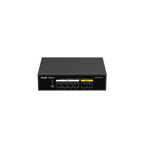 Ruijie RG-ES106F-P 6-Port 10/100Mbps Unmanaged Switch with 4-Port PoE+