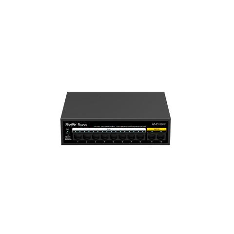 Ruijie RG-ES110F-P 10-Port 10/100Mbps Unmanaged Switch with 8-Port PoE+