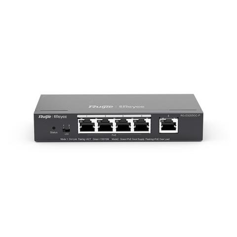 Ruijie RG-ES205GC-P 5-Port Gigabit Smart Cloud Managed Switch with 4-Port PoE+