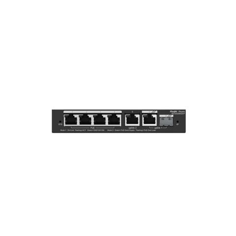 Ruijie RG-ES206GS-P 6-Port Gigabit Smart Cloud Managed Switch with 4-Port PoE+ and 2 SFP Ports