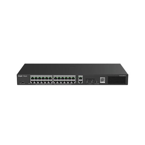 Ruijie RG-ES228GS-P 28-Port Gigabit Smart Cloud Managed Switch w/ 24-Port PoE+ & 2 SFP Ports