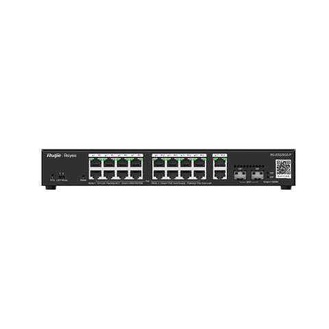 Ruijie RG-ES220GS-P 20-Port Gigabit Smart Cloud Managed Switch w/ 16-Port PoE+ & 2 SFP Ports