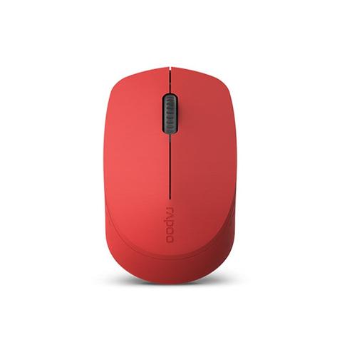 Rapoo M100 Multi-Mode Wireless Bluetooth Quiet Click Mouse - Red