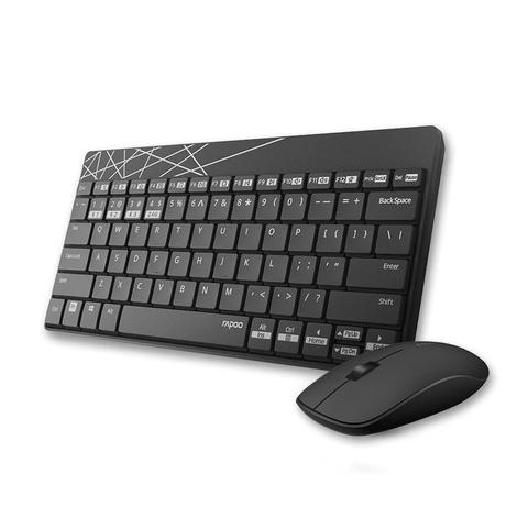 Rapoo 8000M Compact Wireless Bluetooth Keyboard & Mouse Combo