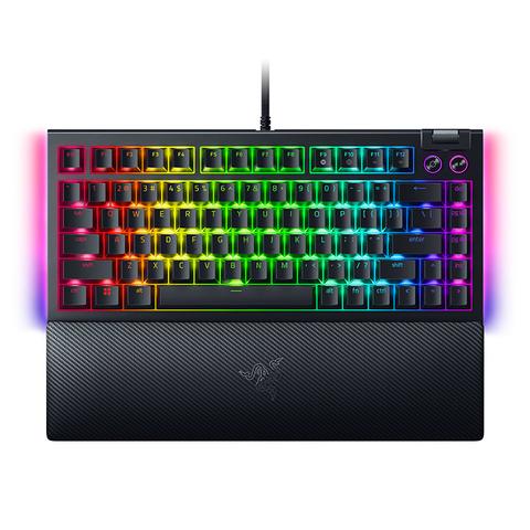 Razer Blackwidow V4 75% Hot-swappable Mechanical Gaming Keyboard - Orange Switch