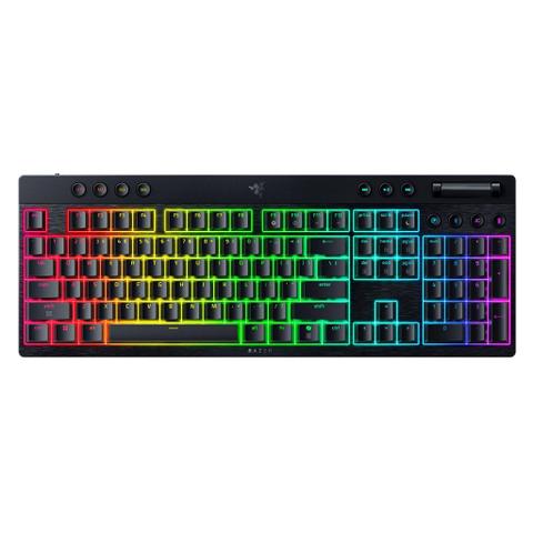 Razer BlackWidow V4 Low-Profile HyperSpeed Wireless Mechanical Gaming Keyboard - Yellow Linear Switch