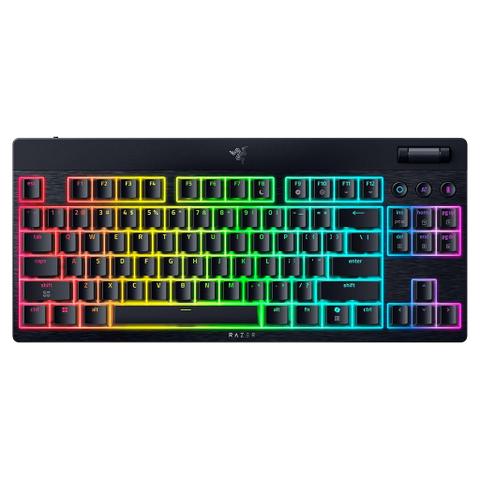 Razer BlackWidow V4 TKL Low-Profile Wireless Keyboard - Green Switches