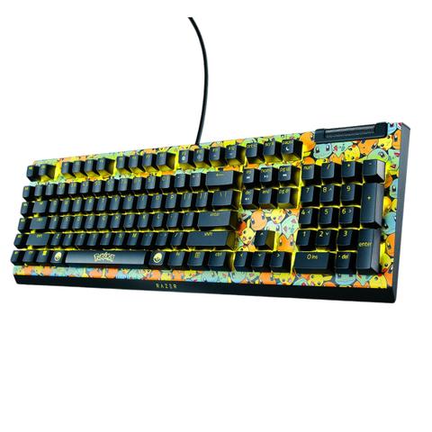 Razer BlackWidow V4 X Mechanical Gaming Keyboard - Pokemon Kanto Starters Edition - Green Switch